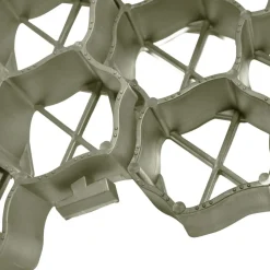 vidaXL Materiales De Construcción-Rejillas para césped 16 unidades plástico 60x40x3 cm
