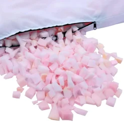 vidaXL Arte Y Ocio-Relleno de espuma triturada Rosa 10 kg Poliuretano