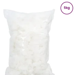 vidaXL Arte Y Ocio-Relleno de Fibra 5 kg Poliéster