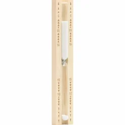 vidaXL Piscina Y Spa-Reloj de arena para sauna 15 minutos madera maciza de pino