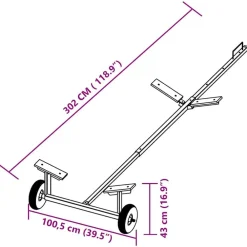 vidaXL Piezas Y Accesorios Para Vehículos-Remolque de barco