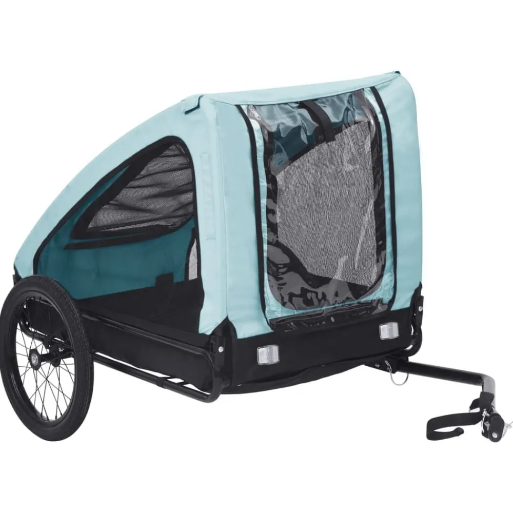 vidaXL Productos Para Mascotas-Remolque de bicicleta para mascotas