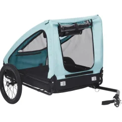 vidaXL Productos Para Mascotas-Remolque de bicicleta para mascotas