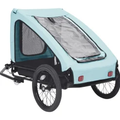 vidaXL Productos Para Mascotas-Remolque de bicicleta para mascotas