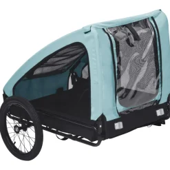 vidaXL Productos Para Mascotas-Remolque de bicicleta para mascotas