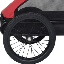 vidaXL Productos Para Mascotas-Remolque de bicicleta para mascotas