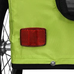 vidaXL Productos Para Mascotas-Remolque de bicicleta mascotas hierro tela Oxford