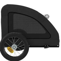 vidaXL Productos Para Mascotas-Remolque de bicicleta mascotas hierro tela Oxford