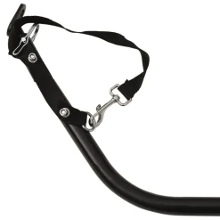 vidaXL Remolque para bicicleta hierro negro y 30 kg Amarillo Hot