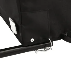 vidaXL Remolque para bicicleta hierro negro y 30 kg Verde Hot