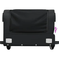 vidaXL Actividades Al Aire Libre-Remolque para bicicleta hierro 30 kg