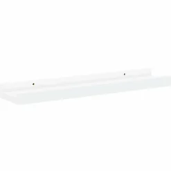 vidaXL Repisa para marcos de fotos 2 uds MDF 40x9x3 cm Blanco Best