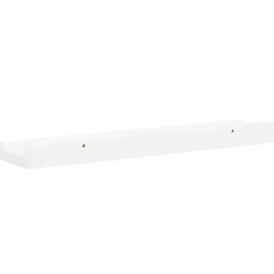 vidaXL Repisa para marcos de fotos 2 uds MDF 40x9x3 cm Blanco Best