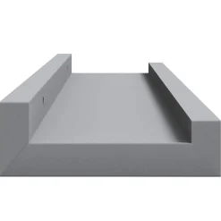 vidaXL Estanterías-Repisa para marcos de fotos 2 uds MDF 40x9x3 cm
