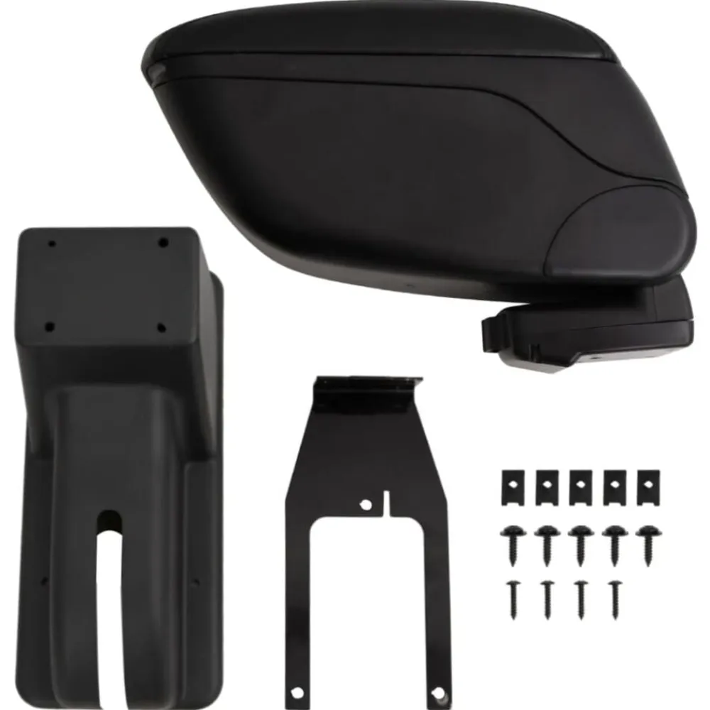 vidaXL Piezas Y Accesorios Para Vehículos-Reposabrazos para coche ABS negro 12x29x(32-46) cm
