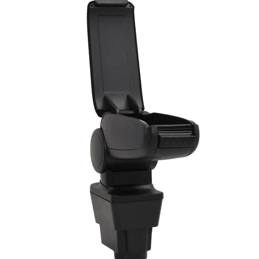 vidaXL Piezas Y Accesorios Para Vehículos-Reposabrazos para coche ABS negro 11x35x(32-49) cm