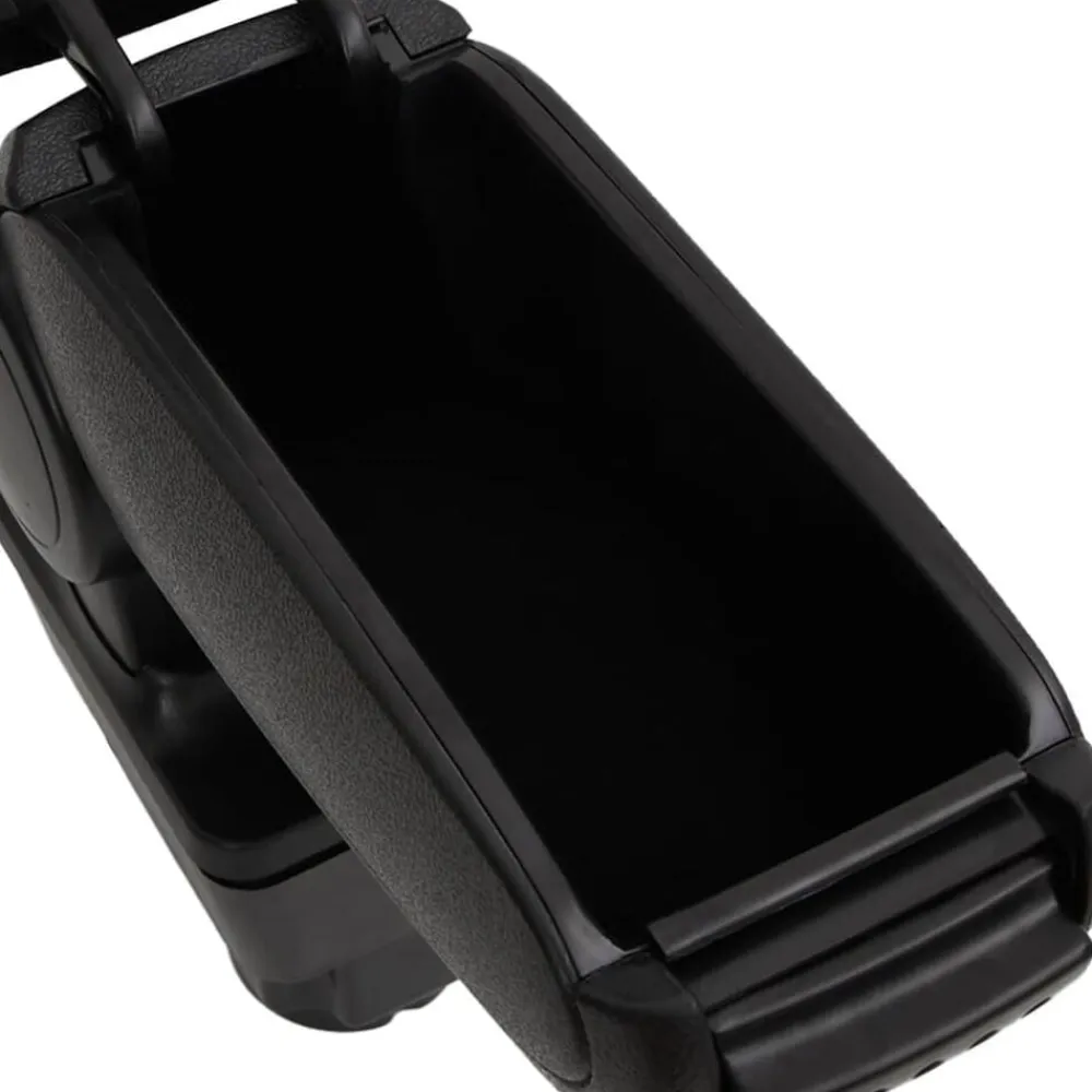 vidaXL Piezas Y Accesorios Para Vehículos-Reposabrazos para coche ABS negro 11x35x(32-49) cm
