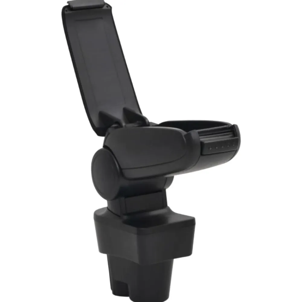 vidaXL Piezas Y Accesorios Para Vehículos-Reposabrazos para coche ABS negro 12x36x(33,5-48) cm