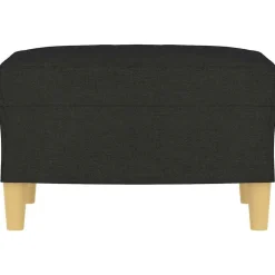 vidaXL Reposapiés de tela 60x50x41 cm Negro Online