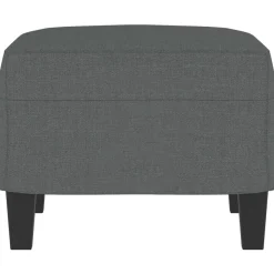vidaXL Reposapiés de tela 60x50x41 cm Gris oscuro Best