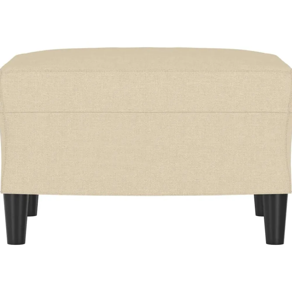 vidaXL Otomanas-Reposapiés de tela 60x50x41 cm