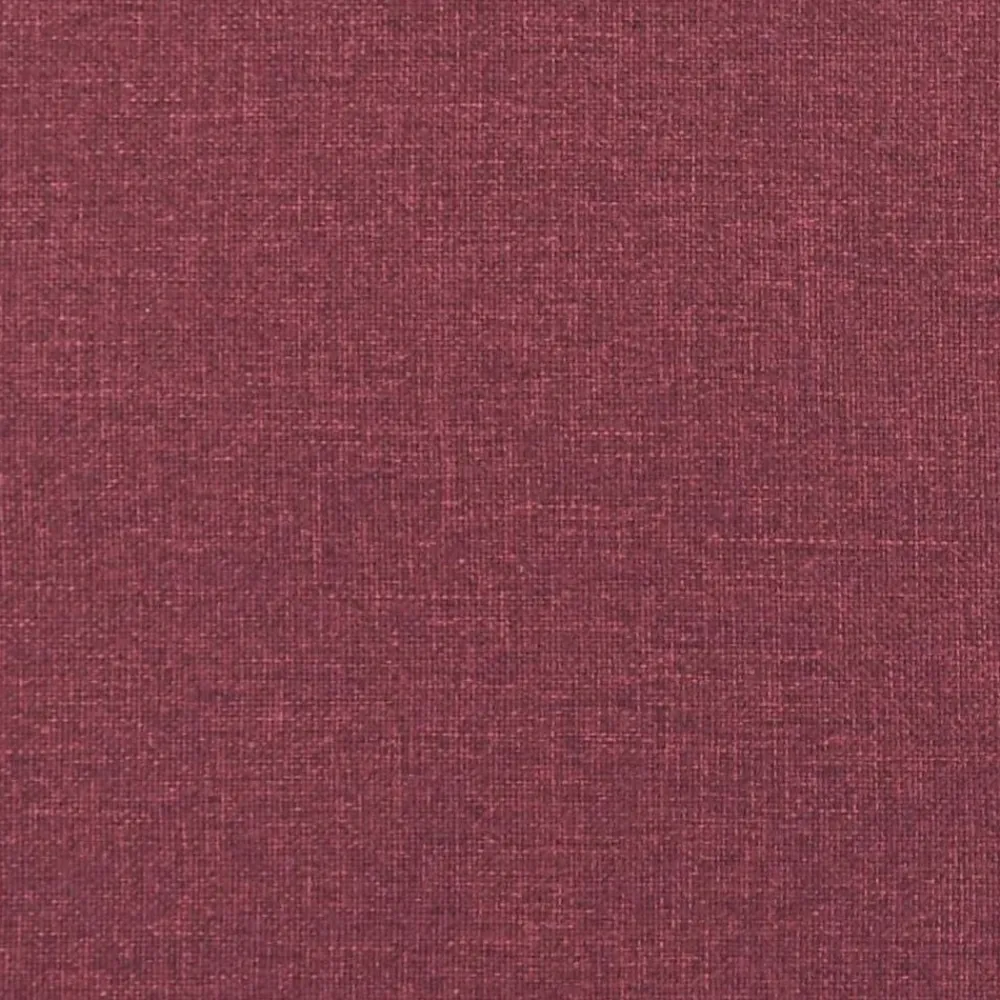 vidaXL Otomanas-Reposapiés de tela rojo tinto 60x50x41 cm