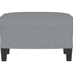 vidaXL Otomanas-Reposapiés de tela 60x50x41 cm