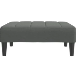 vidaXL Otomanas-Reposapiés de tela 77x55x31 cm