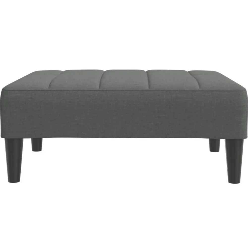 vidaXL Otomanas-Reposapiés de tela 77x55x31 cm