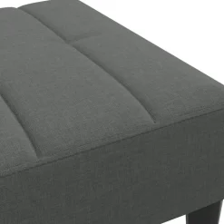 vidaXL Otomanas-Reposapiés de tela 77x55x31 cm