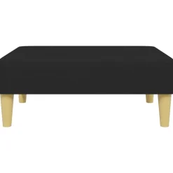 vidaXL Reposapiés de tela 77x55x31 cm Negro Online