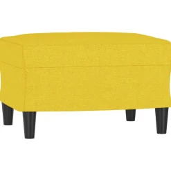 vidaXL Otomanas-Reposapiés de tela 60x50x41 cm