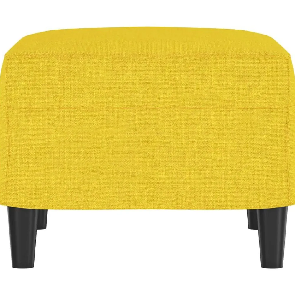 vidaXL Otomanas-Reposapiés de tela 60x50x41 cm