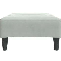 vidaXL Otomanas-Reposapiés de terciopelo 77x55x31 cm