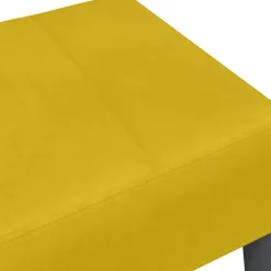 vidaXL Reposapiés de terciopelo 77x55x31 cm Amarillo Sale