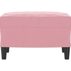 vidaXL Otomanas-Reposapiés de terciopelo 60x50x41 cm