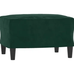 vidaXL Otomanas-Reposapiés de terciopelo 60x50x41 cm