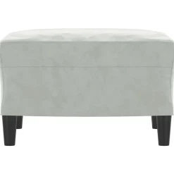 vidaXL Otomanas-Reposapiés de terciopelo 60x50x41 cm