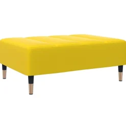 vidaXL Otomanas-Reposapiés de terciopelo 77x55x31 cm