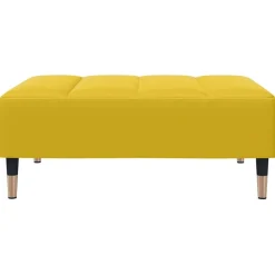 vidaXL Otomanas-Reposapiés de terciopelo 77x55x31 cm