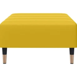vidaXL Otomanas-Reposapiés de terciopelo 77x55x31 cm