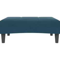 vidaXL Otomanas-Reposapiés de terciopelo 77x55x31 cm
