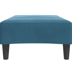vidaXL Otomanas-Reposapiés de terciopelo 77x55x31 cm