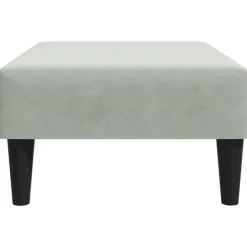 vidaXL Otomanas-Reposapiés de terciopelo 77x55x31 cm
