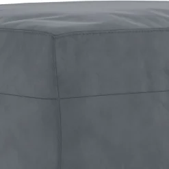vidaXL Otomanas-Reposapiés de terciopelo 60x50x41 cm