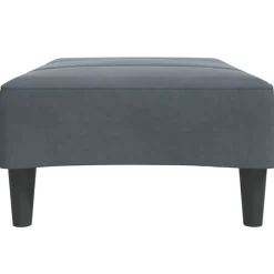 vidaXL Otomanas-Reposapiés de terciopelo 77x55x31 cm