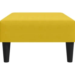 vidaXL Otomanas-Reposapiés de terciopelo 77x55x31 cm