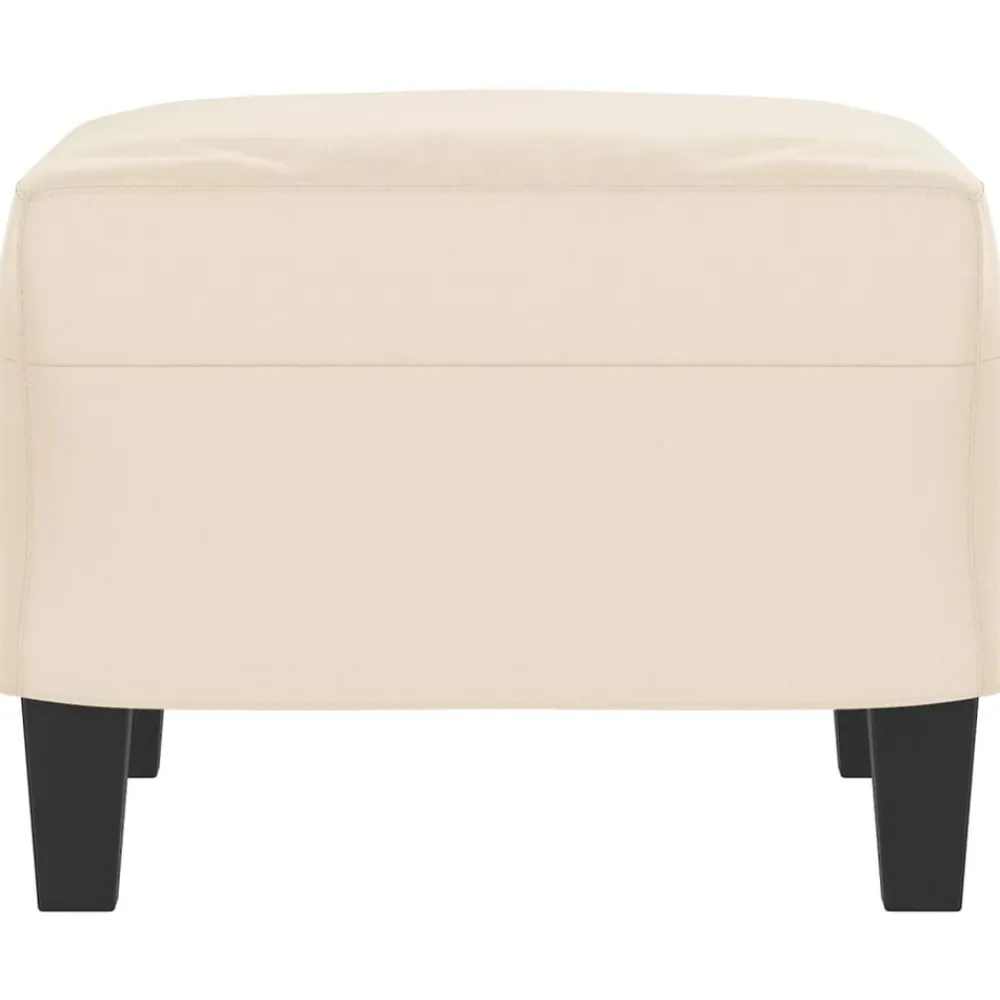 vidaXL Otomanas-Reposapiés tela de microfibra 60x50x41 cm