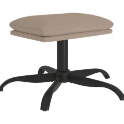 vidaXL Otomanas-Reposapiés tela de microfibra 60x60x36 cm