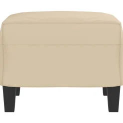 vidaXL Otomanas-Reposapiés tela de microfibra 60x50x41 cm